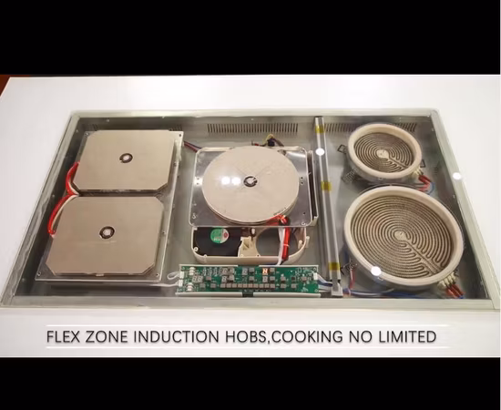 3 Year Warranty Half Bridge Technology, Flex Zone, Built-in Hybrid Hob 5 Burner2 Buyers