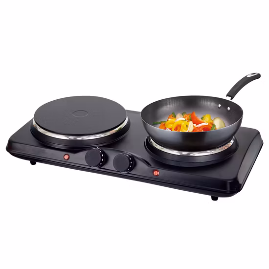 High Quality Electric Hot Plate Double Burner Stainless Steel Hotplate