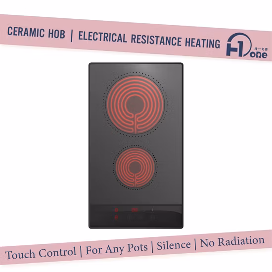 30cm Vitro-Ceramic Cooker Hob 2 Burner